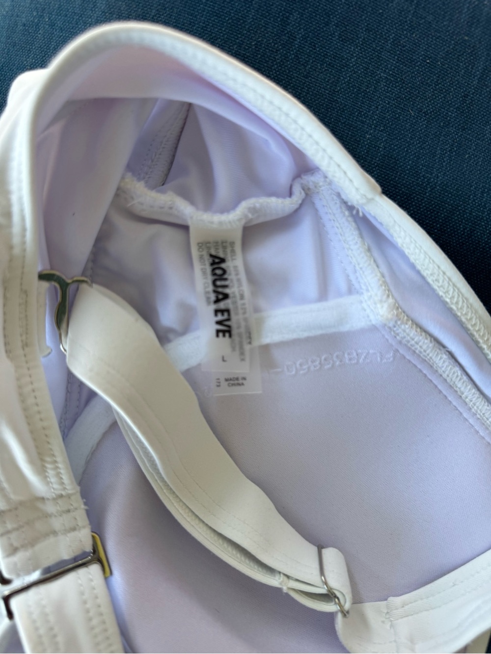 Auqa Eve Supportive White Underwire Bikini Top - Picture 5 of 8